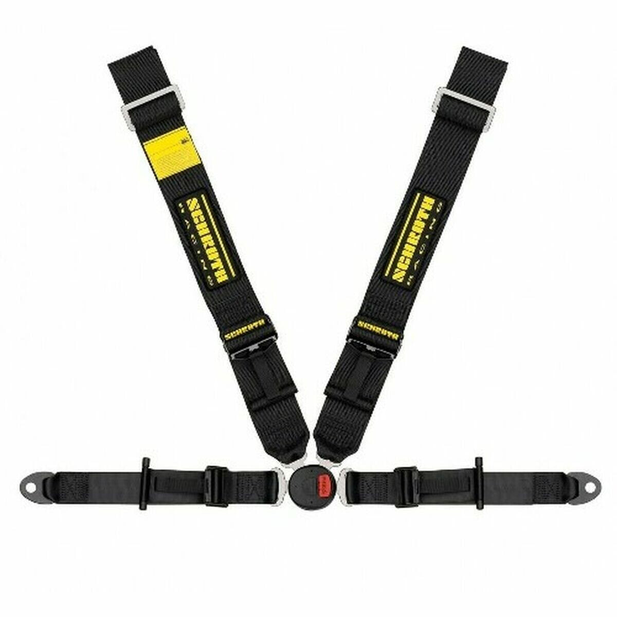 Harness with 4 fastening points SCHROTH RACING LOTUS II-FE ASM Co-pilot Red