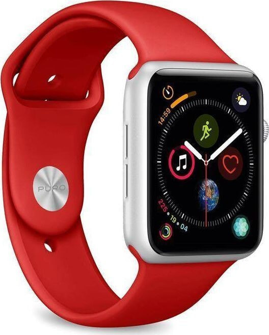 Puro PURO ICON - Apple Watch Flexible Sport Band 38 / 40mm (S / M & M / L) (Red) Universal