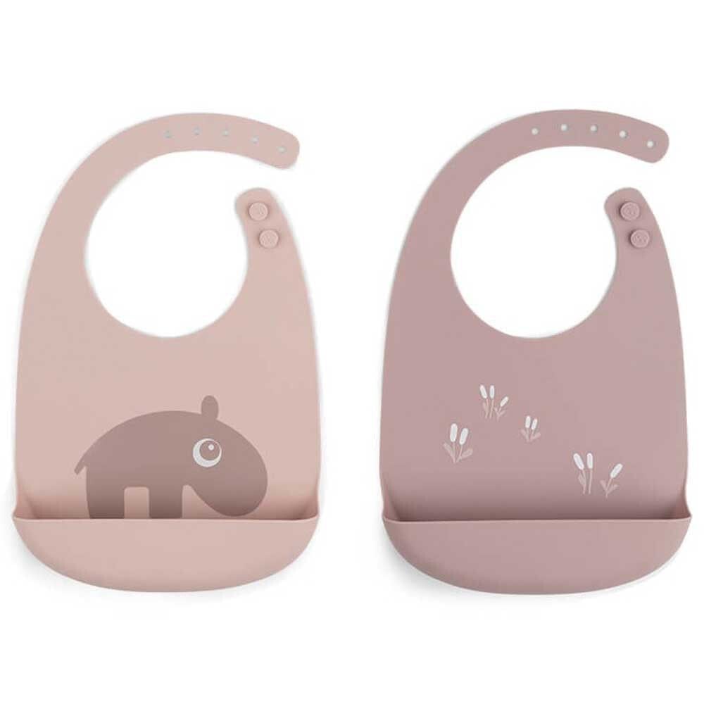 DONE BY DEER Silicone Bib 2 Pack Ozzo