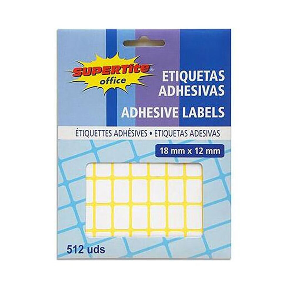 SUPERTITE 18x12 mm Adhesive Tags