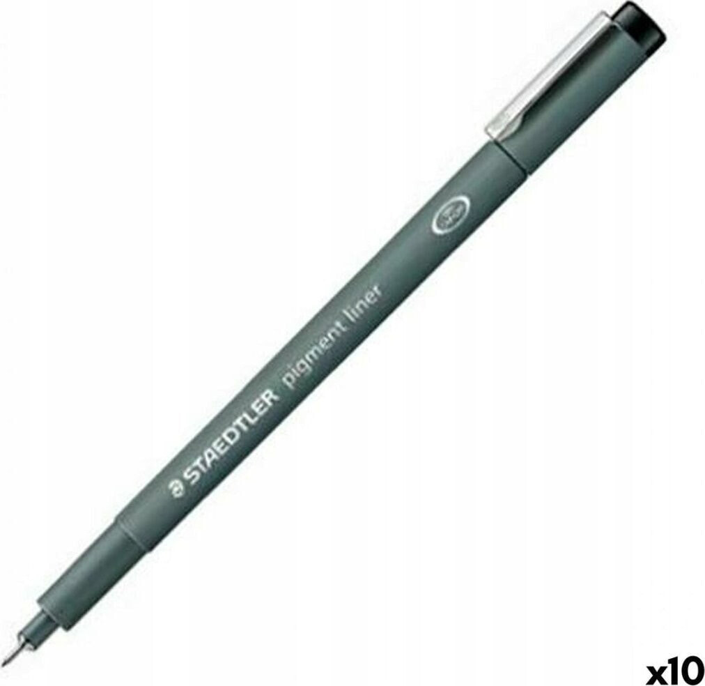 Staedtler STAEDTLER pigment liner 0,8mm schwarz 10 Stück