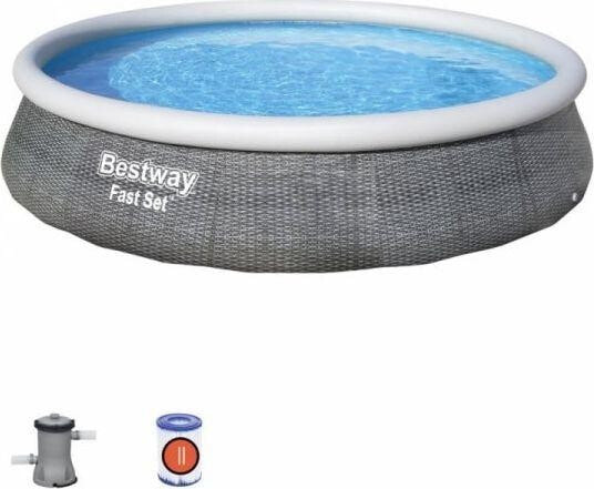Надувной бассейн Bestway Basen rozporowy Fast Set 457cm (57289)