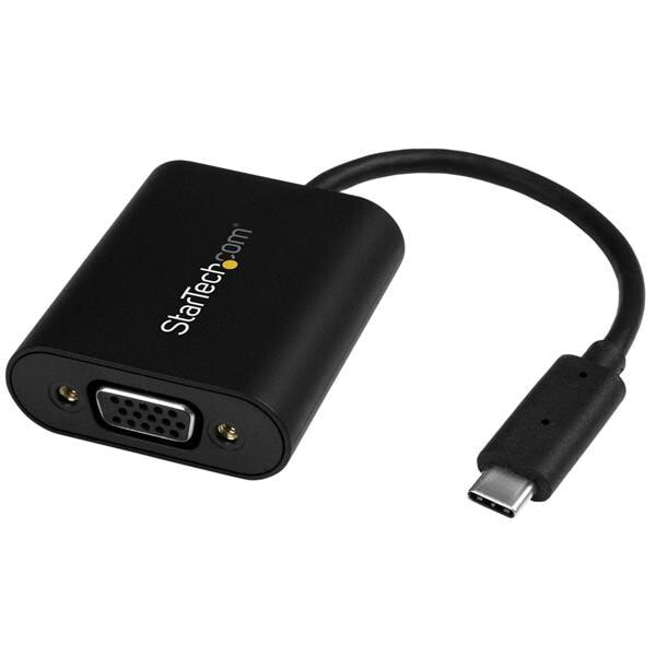 StarTech.com CDP2VGASA USB графический адаптер 2048 x 1280 пикселей Черный