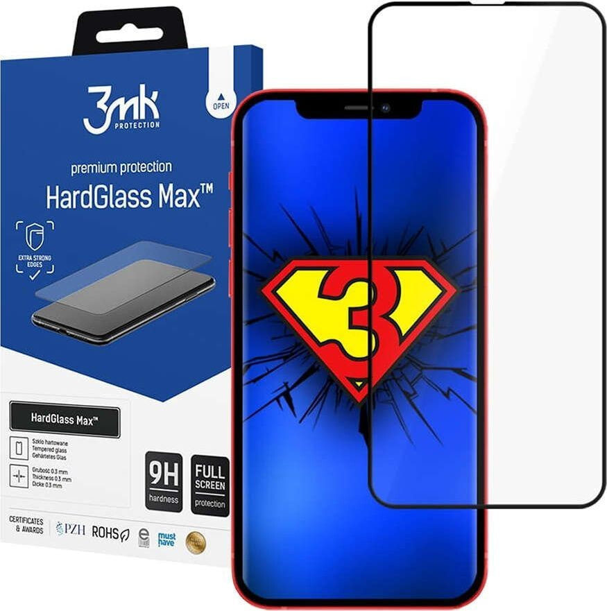 3MK Szkło hartowane 3mk HardGlass Max Finger Print do iPhone 13 Pro Max Black