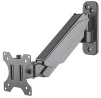 Manhattan TV & Monitor Mount - Wall - Spring Arm - 1 screen - Screen Sizes: 17-32