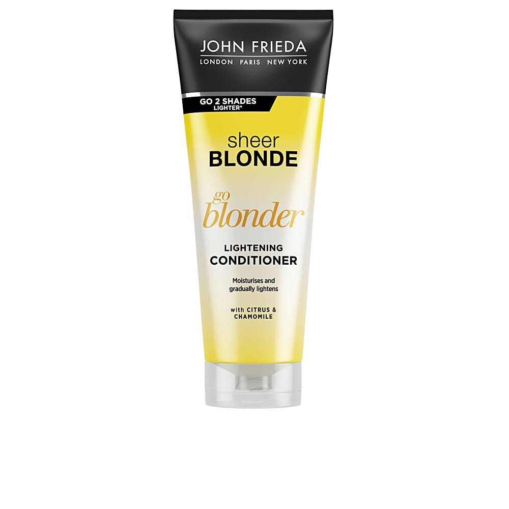 JOHN FRIEDA Кондиционер осветляющий для натуральных, мелированных и окрашенных светлых волос Sheer Blonde Go Blonder