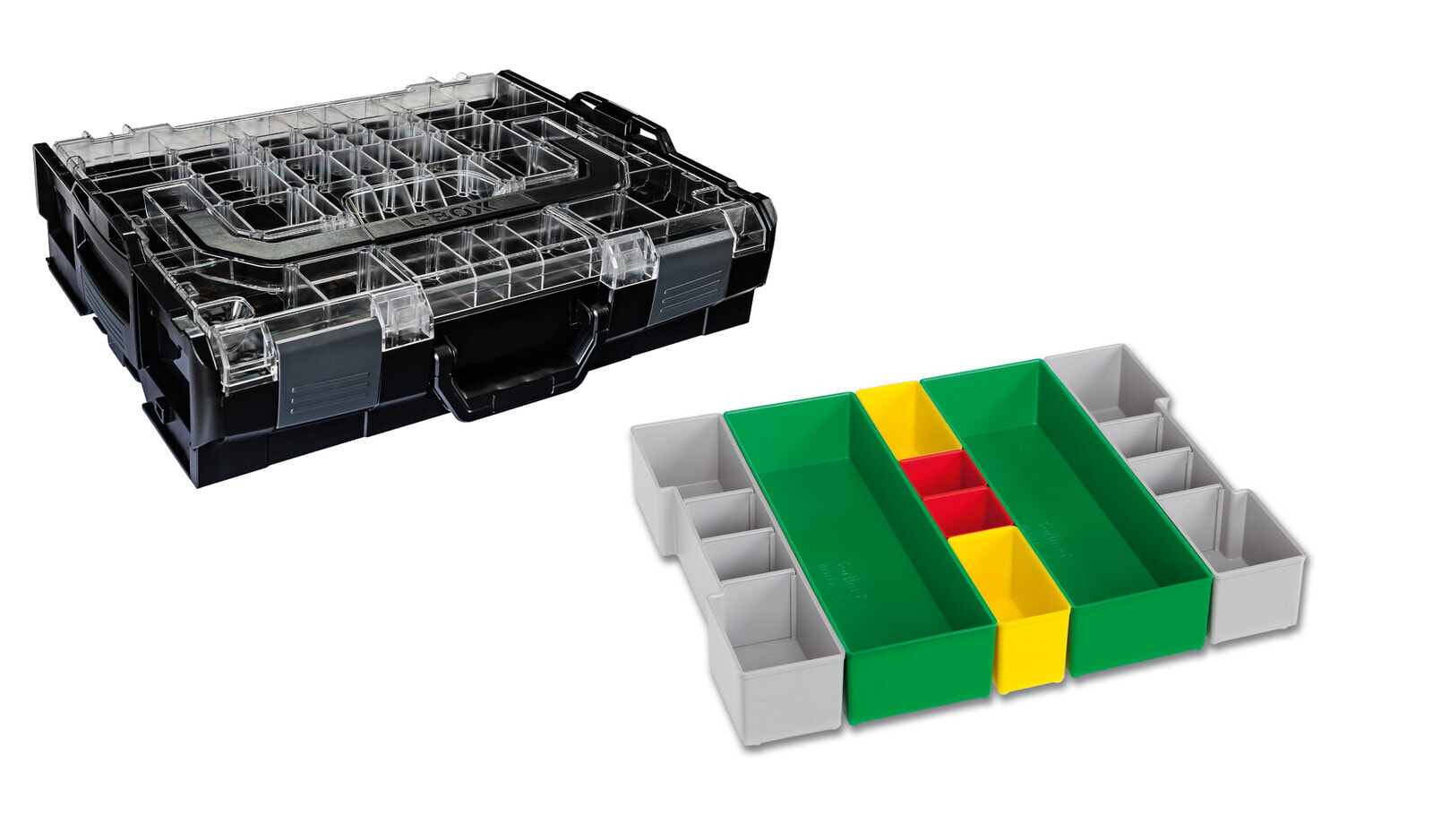 BS-Systems L-BOXX-Set 102 Deckel transparent mit Insetboxen-Set G3