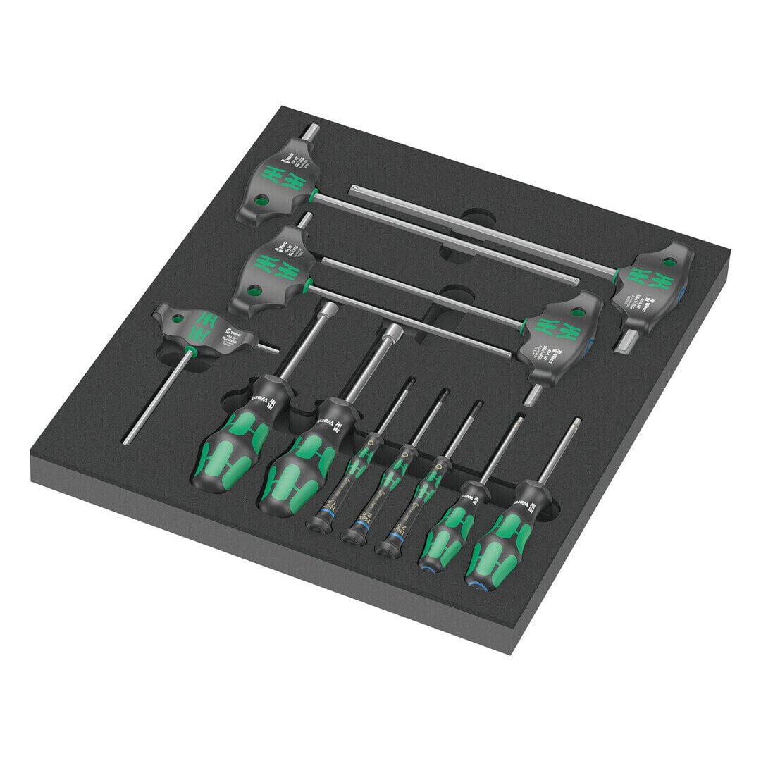 Wera 9713 Schaumstoffeinlage Hex Schraubendreher Set 1