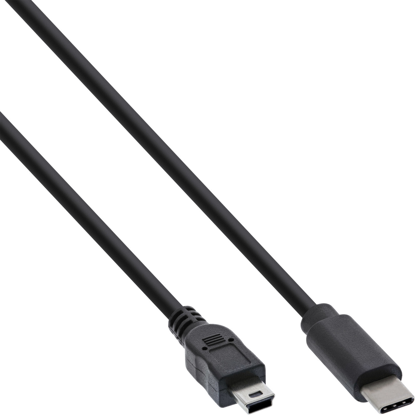 InLine USB C/USB Mini-B, 5 m USB кабель 2.0 Mini-USB B Черный 35755