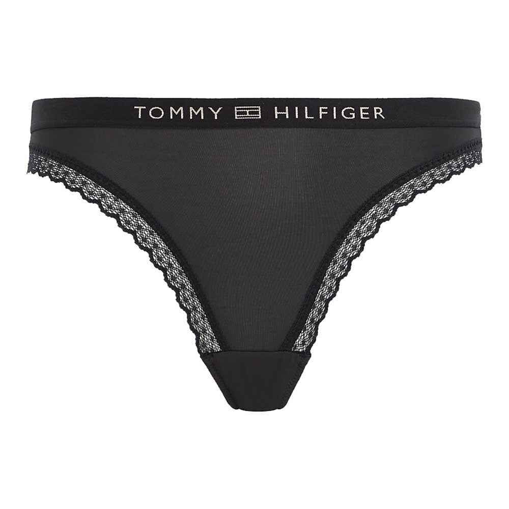 TOMMY HILFIGER Tonal Logo Lace Bikini Panties