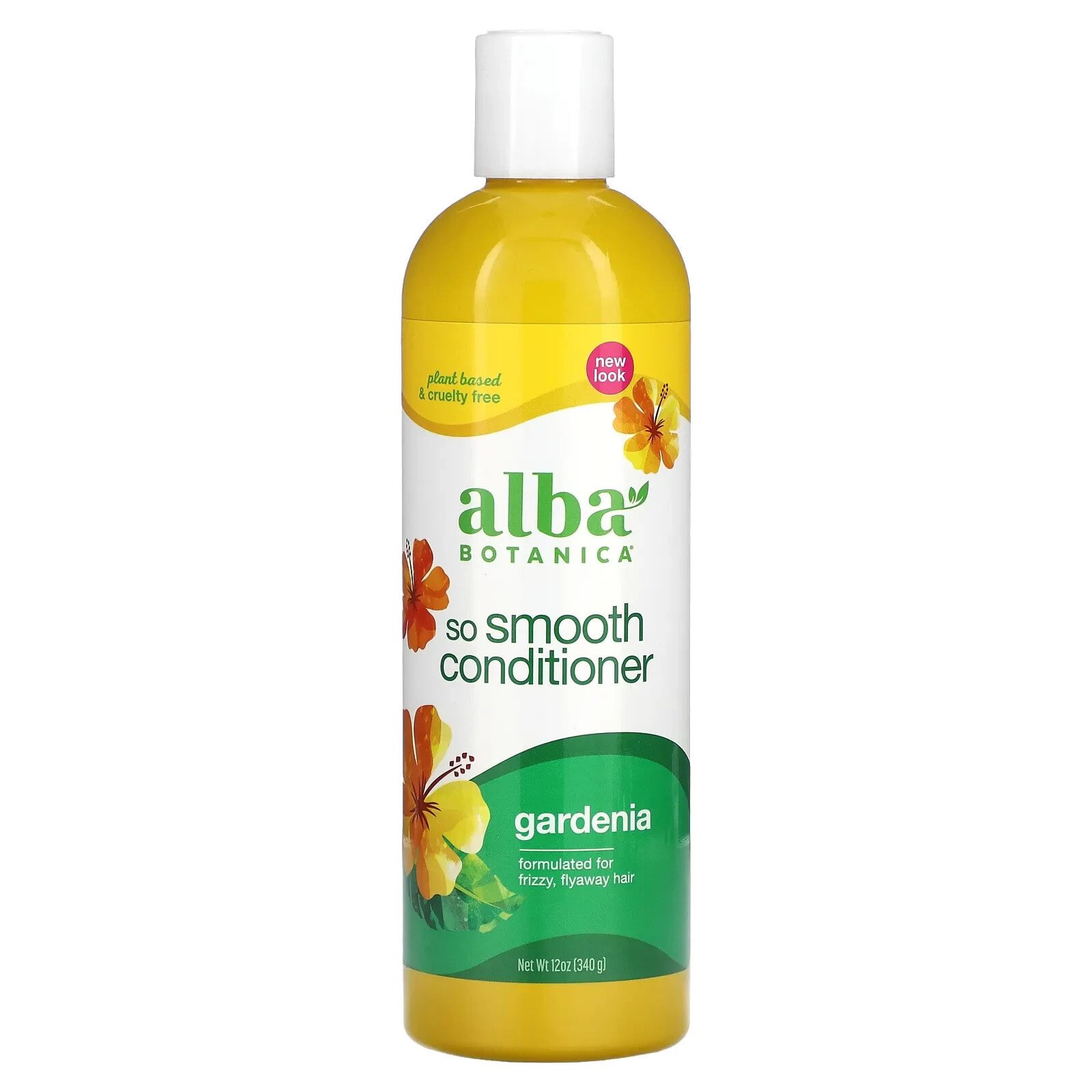 Alba Botanica, So Smooth Conditioner, кондиционер для вьющихся волос, гардения, 340 г (12 унций)