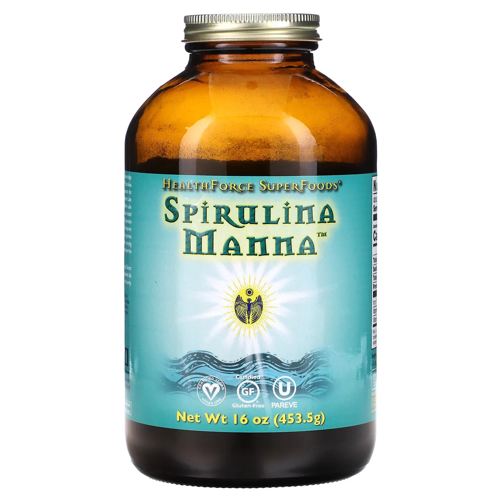 HealthForce Superfoods, Spirulina Manna, 453,5 г (16 унций)