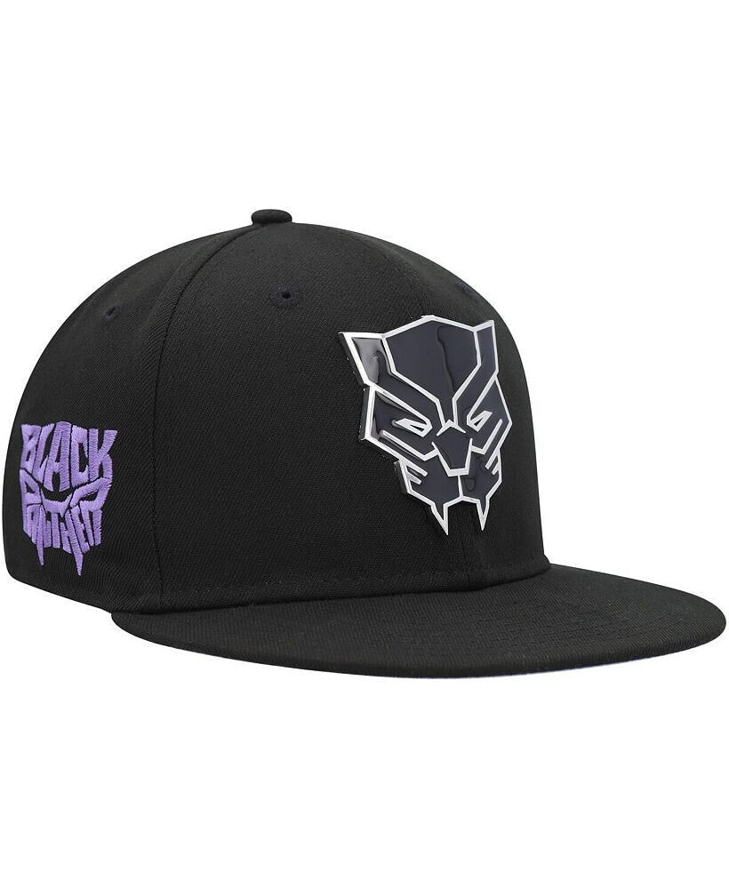 '47 Brand men's Black Black Panther Marvel Fitted Hat