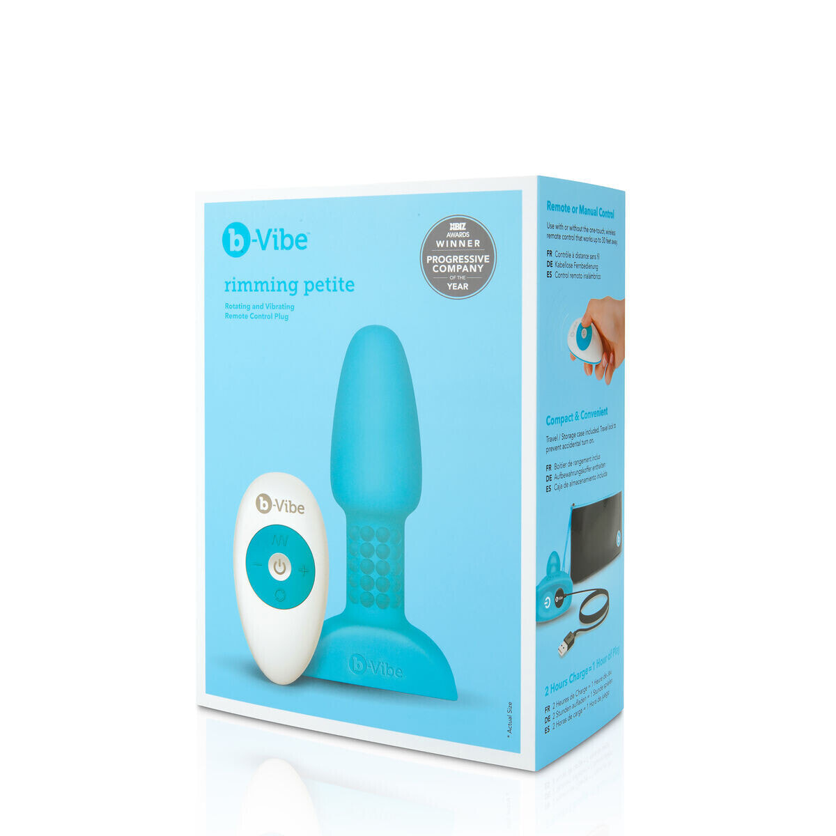 Small Teal Anal Rimming Plug B-Vibe 96786