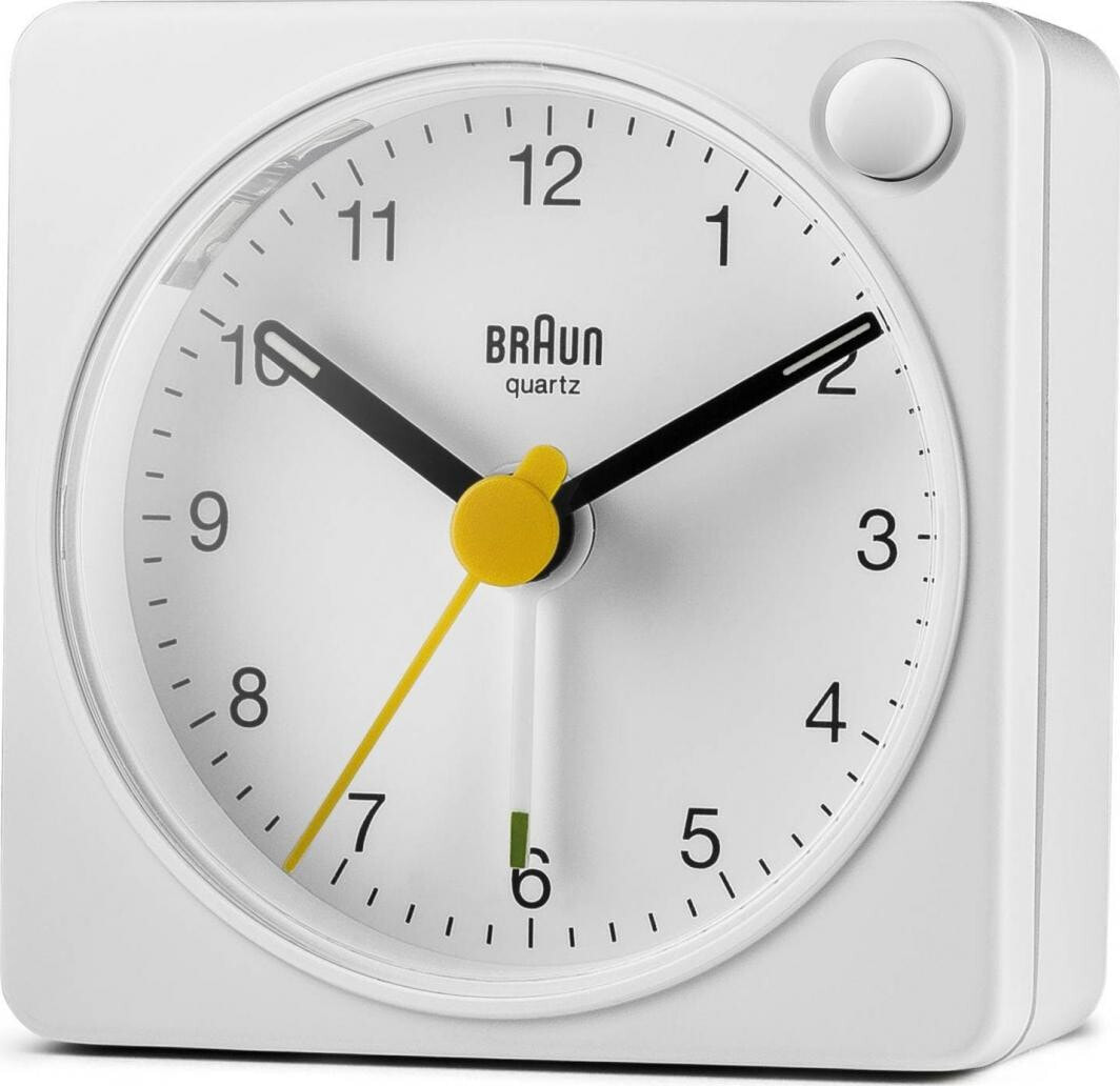 Braun BC 02 XW quartz alarm clock, white (67101)