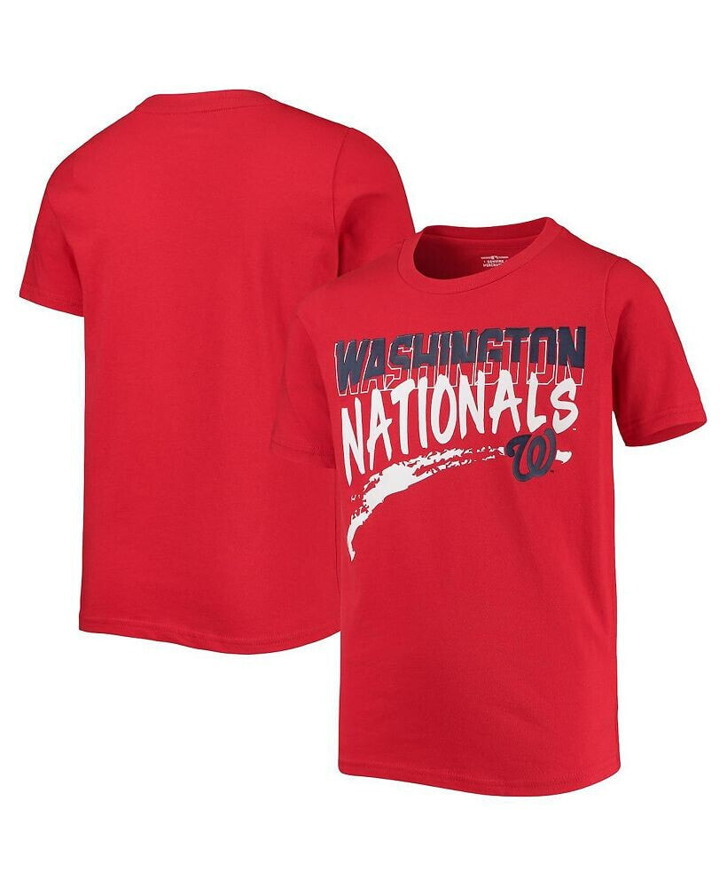 Outerstuff youth Boys Red Washington Nationals Big Deal T-shirt