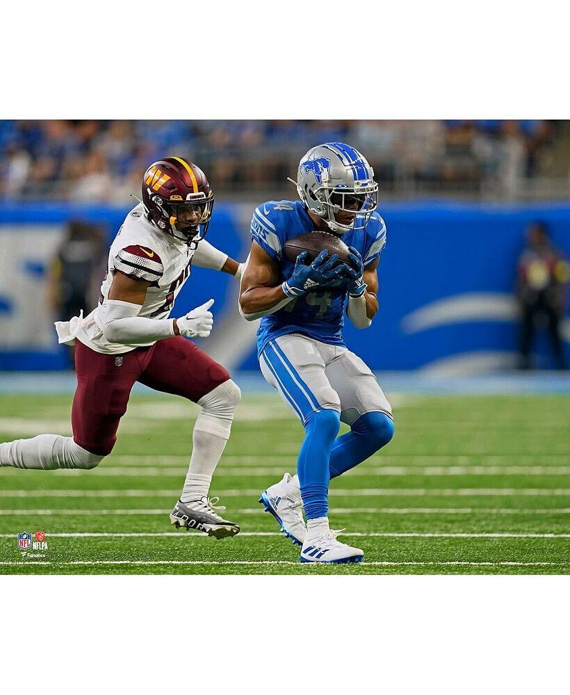 Fanatics Authentic amon-Ra St. Brown Detroit Lions Unsigned Makes a Reception Photograph