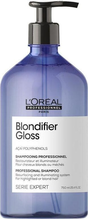 LOreal Professionnel Serie Expert Blondifier Gloss Professional Shampoo Питательный придающий блеск шампунь для светлых волос