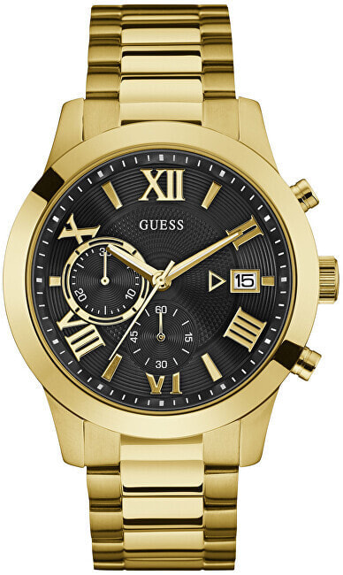 Мужские наручные часы с золотым браслетом Guess W0668G8