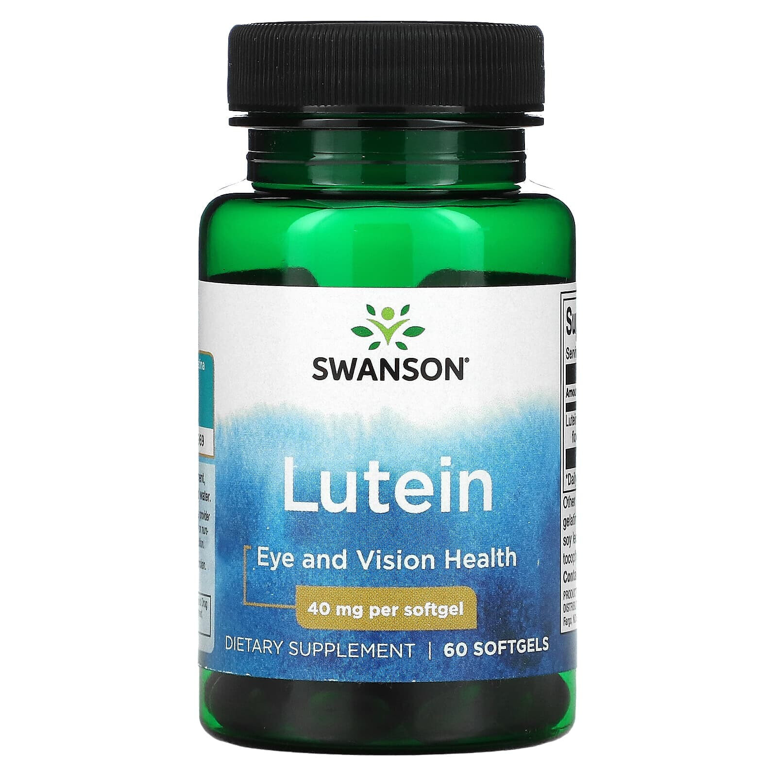 Swanson, Лютеин, 10 мг, 60 мягких таблеток