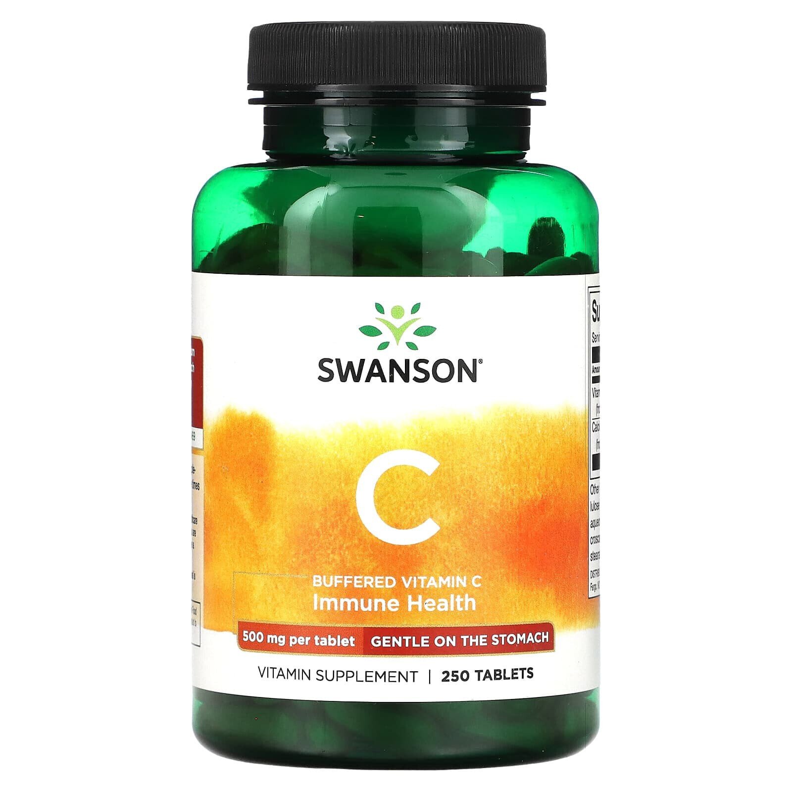Swanson, буферизованный витамин C, 500 мг, 250 таблеток