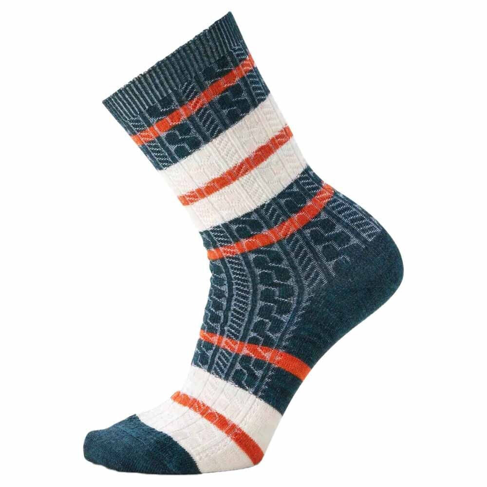 SMARTWOOL Everyday Striped Cable Crew Socks