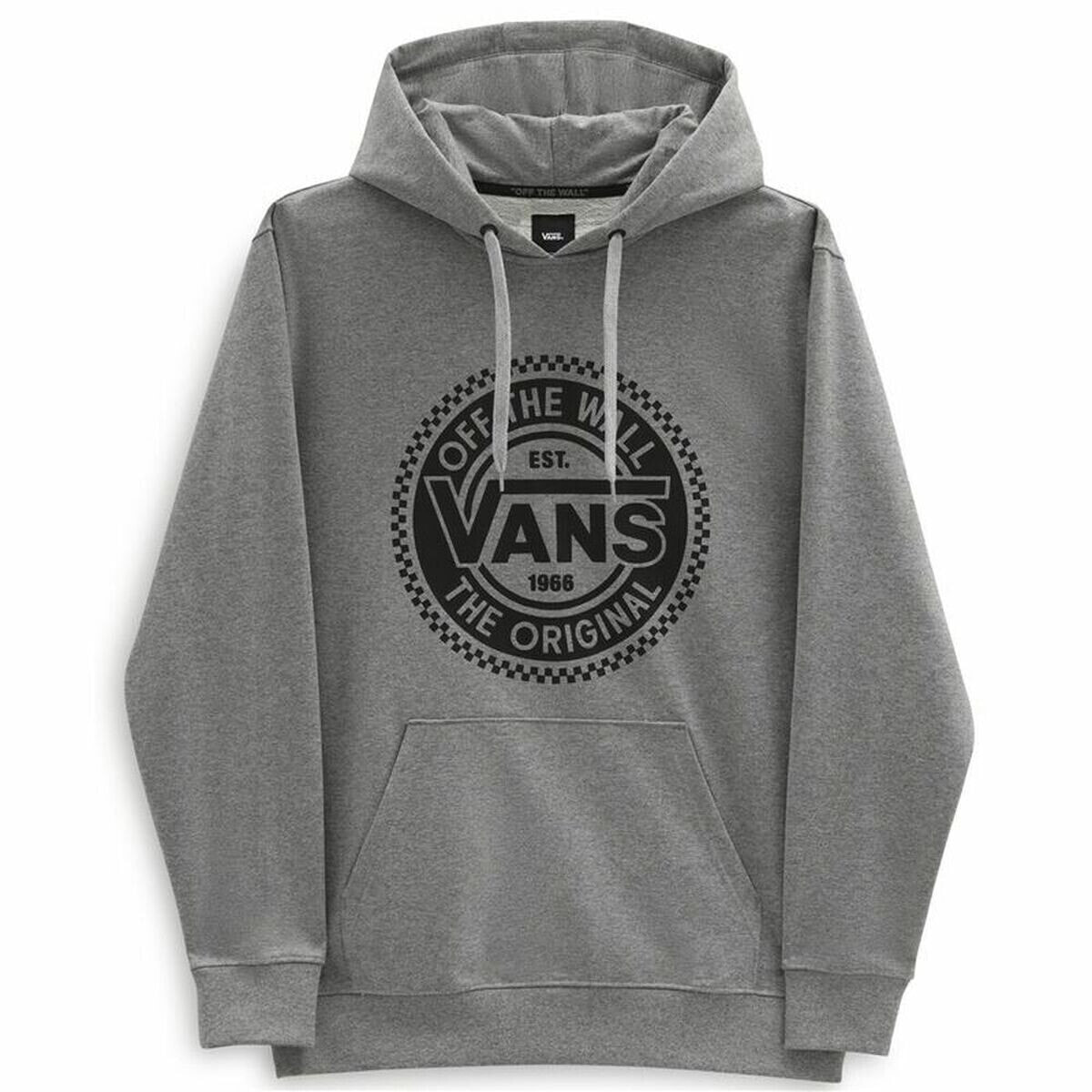 Men’s Hoodie Vans Big Chest Lock Up Light grey