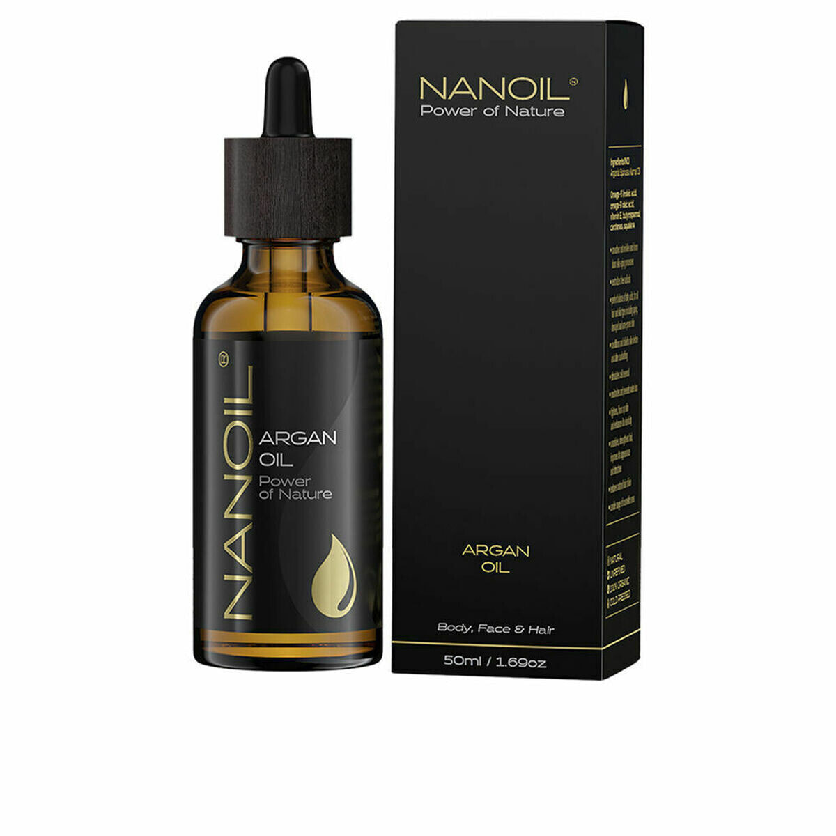 Масло для лица Nanoil Power Of Nature Аргановое масло 50 ml