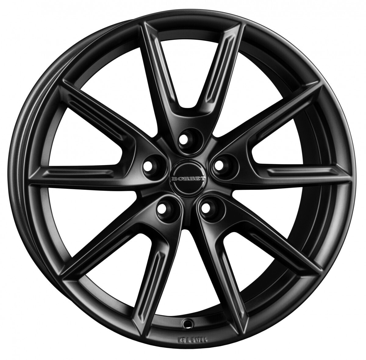 Колесный диск литой Borbet LX18 black matt 8x18 ET40 - LK5/112 ML66.6