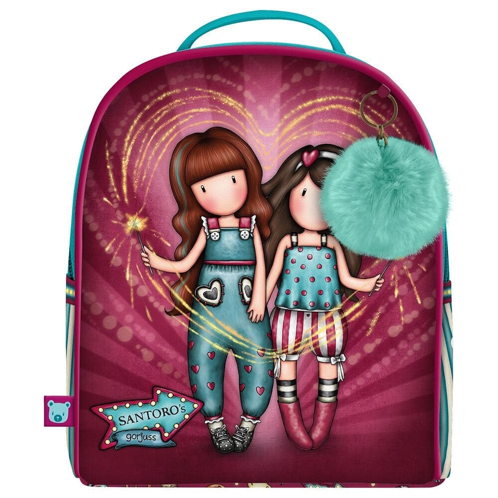 SANTORO LONDON Gorjuss™ Fairground Fireworks 4L Backpack