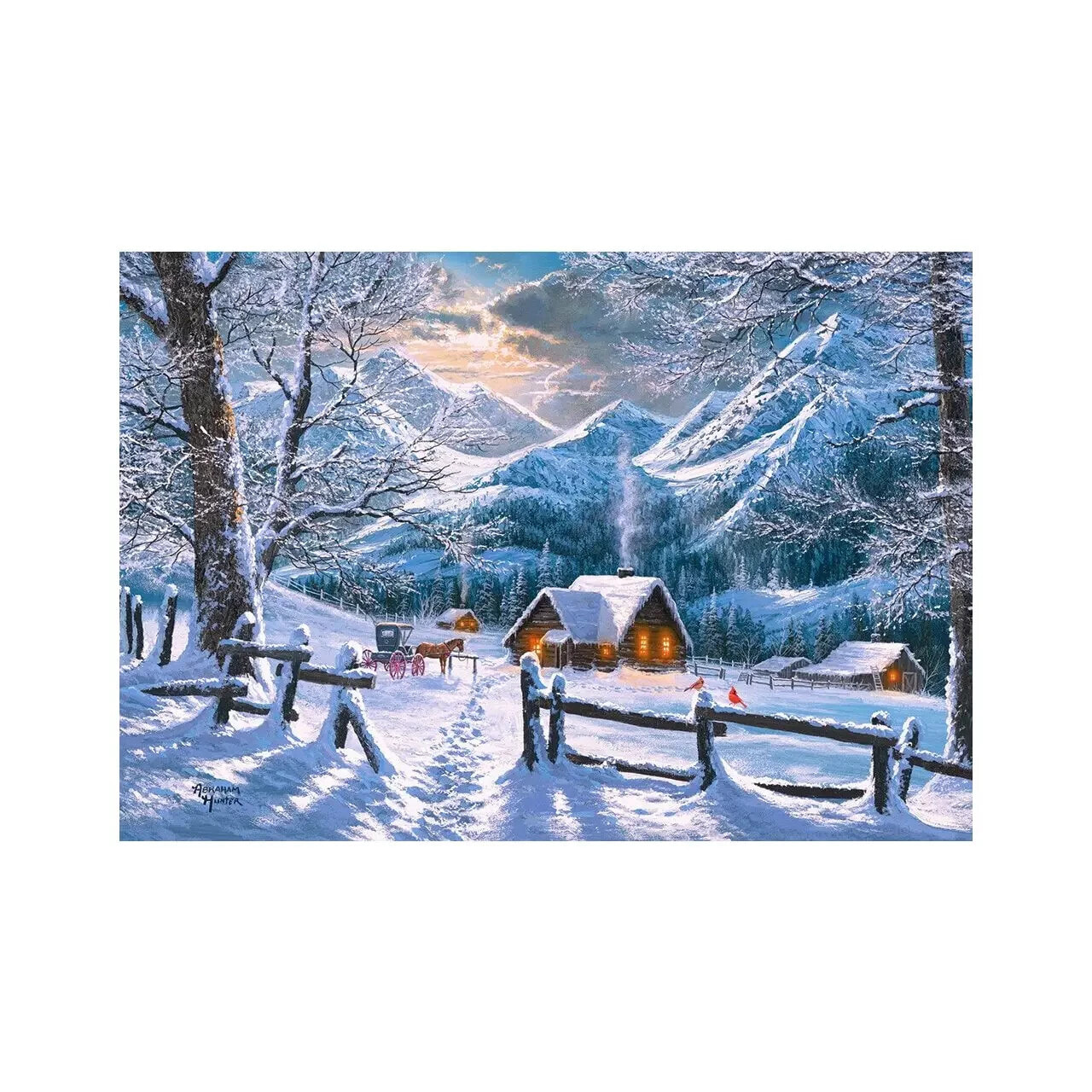 Puzzle Snowy Morning 1500 Teile