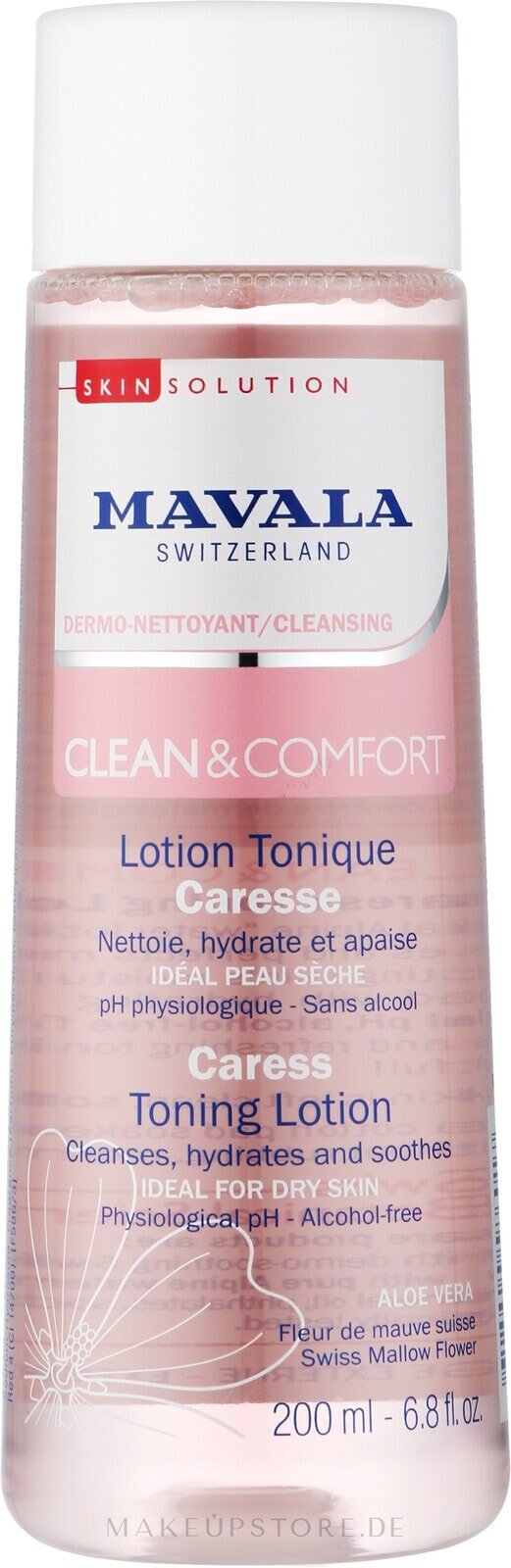 Tonisierende Gesichtslotion mit Malvenblütenwasser - Mavala Clean & Comfort Careless Toning Lotion