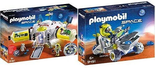 Набор с элементами конструктора Playmobil Space 9487 Космическая cтанция Марс