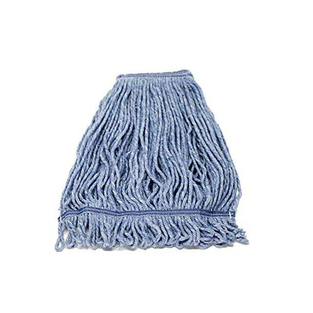 Bison Life BIS-KH-GCM-03 Blue Universal Headband Commercial Blend Cleaning Mop