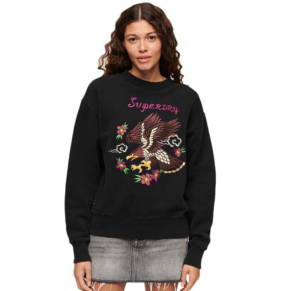 SUPERDRY Suika Embroidered Loose Sweatshirt