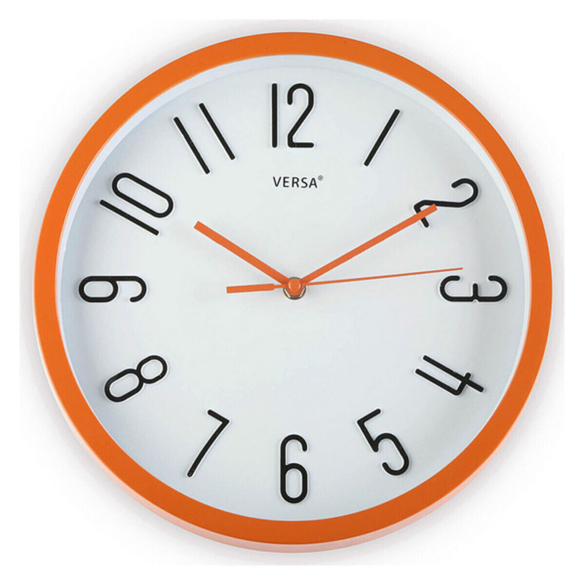 Настенное часы Versa Разноцветный Оранжевый Пластик Fusion 4,6 x 30 x 30 cm