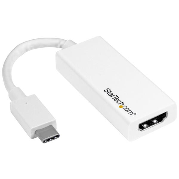 StarTech.com CDP2HD4K60W USB графический адаптер 3840 x 2160 пикселей Белый