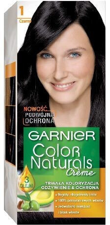 Garnier Color Naturals Creme No. 1  Насыщенная краска для волос, оттенок черный
