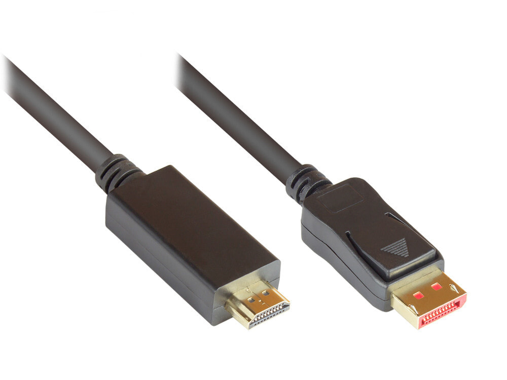 Alcasa DP14-HDMI10 DisplayPort кабель 10 m HDMI Черный