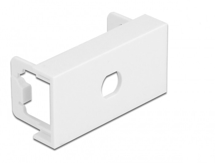 12723 - White - Polycarbonate (PC) - Screwless - Universal - 22.5 mm - 22 mm