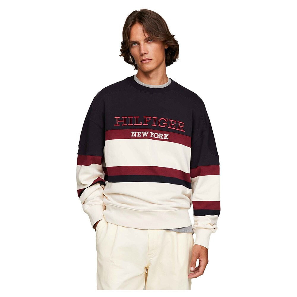 TOMMY HILFIGER Monotype Color Block sweatshirt