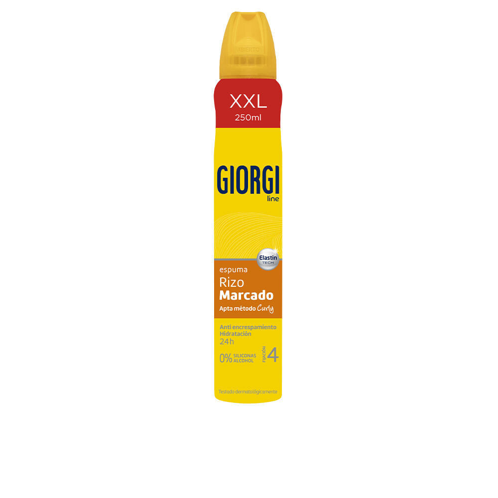 Мусс или пенка для укладки волос GIORGI LINE RIZOS MARCADOS espuma fijadora método curly nº4 250 ml