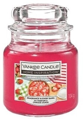 Duftkerze im Glas - Yankee Candle Home Inspiration Sugared Strawberries