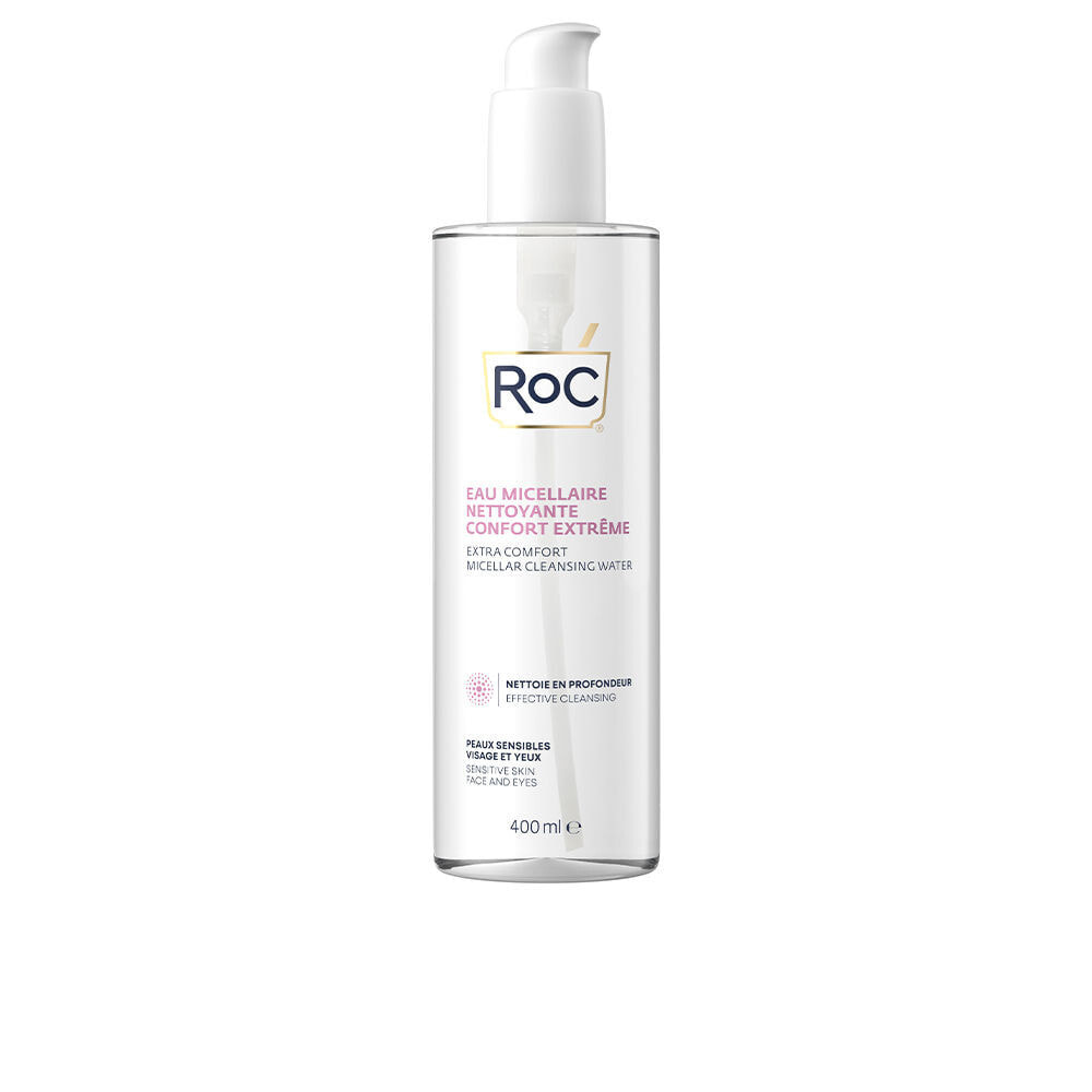Roc Extra Comfort Micellar Cleansing Water Мицеллярная вода для снятия макияжа с чувствительной кожи лица и глаз  400 мл