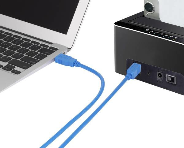 RF-4260504 - 2 m - USB A - USB B - USB 3.2 Gen 1 (3.1 Gen 1) - 5000 Mbit/s - Blue