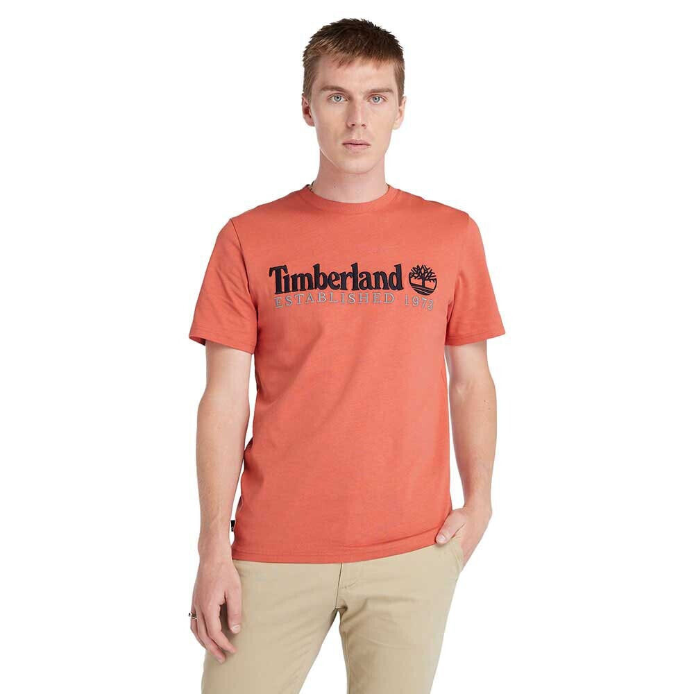 TIMBERLAND Established 1973 Embroidery Logo Short Sleeve T-Shirt