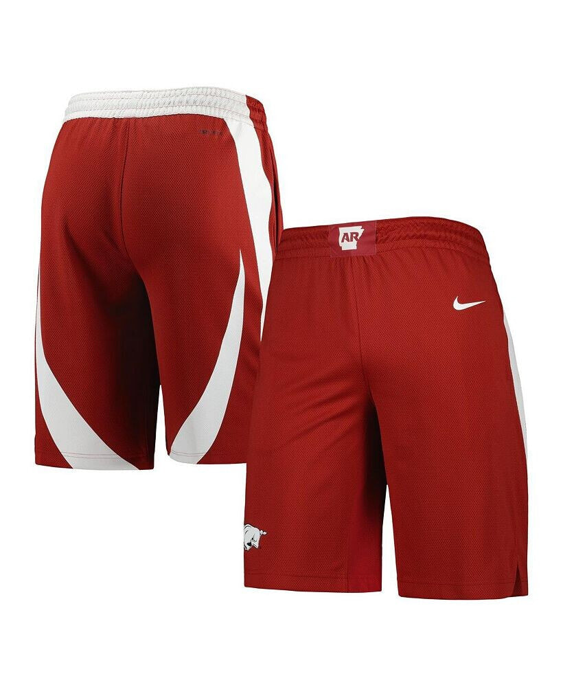 Nike men's Crimson Arkansas Razorbacks Replica Team Basketball Shorts