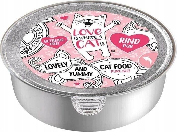 Love is where a cat is Love is where a cat is® z czystą wołowiną 85g