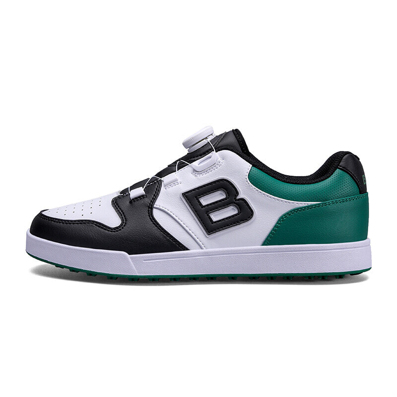 Birdie Golf Shoes Men Low-Top Black/Green