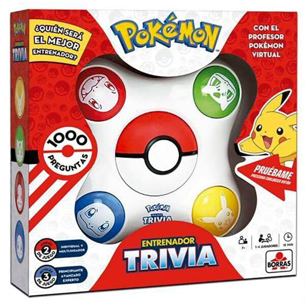 EDUCA BORRAS Pokémon Trivial Questions Board Game